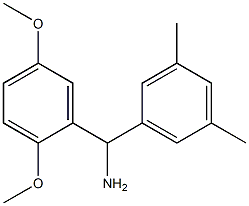 (2,5-dimethoxyphenyl)(3,5-dimethylphenyl)methanamine Struktur