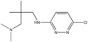 (2-{[(6-chloropyridazin-3-yl)amino]methyl}-2-methylpropyl)dimethylamine Struktur