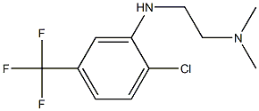 (2-{[2-chloro-5-(trifluoromethyl)phenyl]amino}ethyl)dimethylamine Struktur