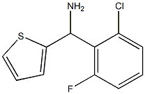 (2-chloro-6-fluorophenyl)(thiophen-2-yl)methanamine Struktur