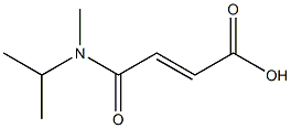 (2E)-4-[isopropyl(methyl)amino]-4-oxobut-2-enoic acid Struktur