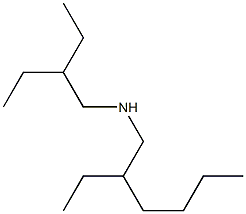 (2-ethylbutyl)(2-ethylhexyl)amine Struktur