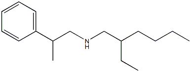 (2-ethylhexyl)(2-phenylpropyl)amine Struktur