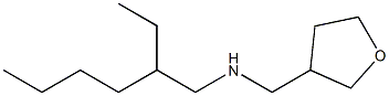 (2-ethylhexyl)(oxolan-3-ylmethyl)amine Struktur