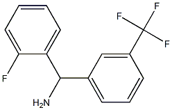 (2-fluorophenyl)[3-(trifluoromethyl)phenyl]methanamine Struktur