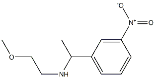 (2-methoxyethyl)[1-(3-nitrophenyl)ethyl]amine Struktur