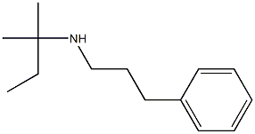 (2-methylbutan-2-yl)(3-phenylpropyl)amine Struktur