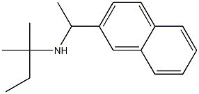 (2-methylbutan-2-yl)[1-(naphthalen-2-yl)ethyl]amine Struktur