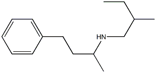 (2-methylbutyl)(4-phenylbutan-2-yl)amine Struktur