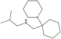 (2-methylpropyl)({[1-(piperidin-1-yl)cyclohexyl]methyl})amine Struktur