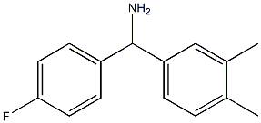 (3,4-dimethylphenyl)(4-fluorophenyl)methanamine Struktur