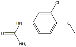 (3-chloro-4-methoxyphenyl)urea Struktur