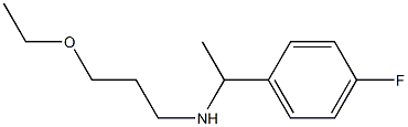 (3-ethoxypropyl)[1-(4-fluorophenyl)ethyl]amine Struktur