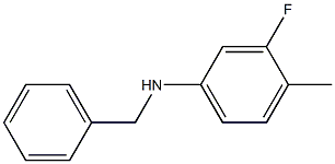 (3-fluoro-4-methylphenyl)(phenyl)methylamine Struktur