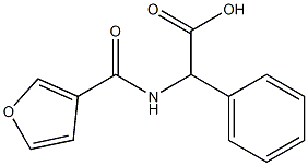 (3-furoylamino)(phenyl)acetic acid Struktur