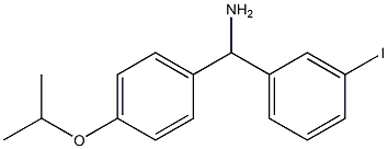 (3-iodophenyl)[4-(propan-2-yloxy)phenyl]methanamine Struktur