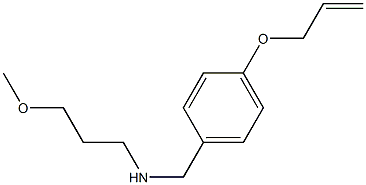 (3-methoxypropyl)({[4-(prop-2-en-1-yloxy)phenyl]methyl})amine Struktur