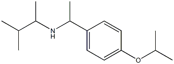 (3-methylbutan-2-yl)({1-[4-(propan-2-yloxy)phenyl]ethyl})amine Struktur