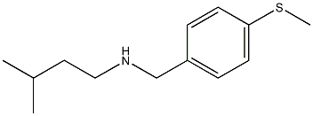 (3-methylbutyl)({[4-(methylsulfanyl)phenyl]methyl})amine Struktur