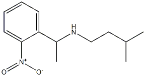 (3-methylbutyl)[1-(2-nitrophenyl)ethyl]amine Struktur