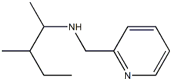 (3-methylpentan-2-yl)(pyridin-2-ylmethyl)amine Struktur