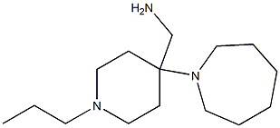 (4-azepan-1-yl-1-propylpiperidin-4-yl)methylamine Struktur