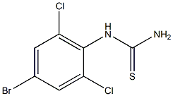 (4-bromo-2,6-dichlorophenyl)thiourea Struktur