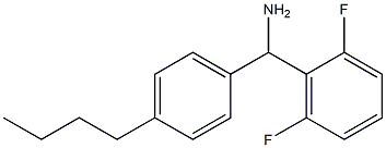 (4-butylphenyl)(2,6-difluorophenyl)methanamine Struktur