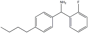 (4-butylphenyl)(2-fluorophenyl)methanamine Struktur