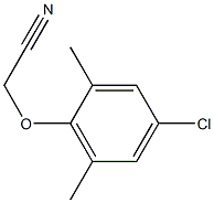 (4-chloro-2,6-dimethylphenoxy)acetonitrile Struktur