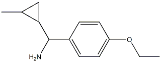 (4-ethoxyphenyl)(2-methylcyclopropyl)methanamine Struktur