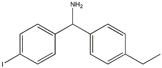 (4-ethylphenyl)(4-iodophenyl)methanamine Struktur