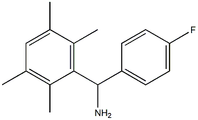 (4-fluorophenyl)(2,3,5,6-tetramethylphenyl)methanamine Struktur