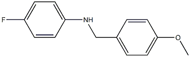 (4-fluorophenyl)(4-methoxyphenyl)methylamine Struktur