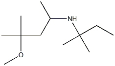 (4-methoxy-4-methylpentan-2-yl)(2-methylbutan-2-yl)amine Struktur