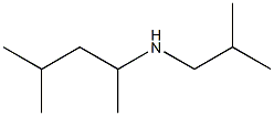 (4-methylpentan-2-yl)(2-methylpropyl)amine Struktur