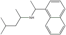 (4-methylpentan-2-yl)[1-(naphthalen-1-yl)ethyl]amine Struktur