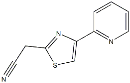 (4-pyridin-2-yl-1,3-thiazol-2-yl)acetonitrile Struktur