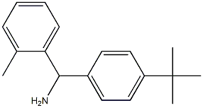 (4-tert-butylphenyl)(2-methylphenyl)methanamine Struktur