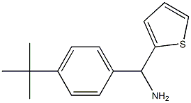 (4-tert-butylphenyl)(thiophen-2-yl)methanamine Struktur