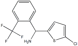 (5-chlorothiophen-2-yl)[2-(trifluoromethyl)phenyl]methanamine Struktur