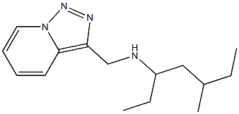 (5-methylheptan-3-yl)({[1,2,4]triazolo[3,4-a]pyridin-3-ylmethyl})amine Struktur