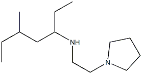 (5-methylheptan-3-yl)[2-(pyrrolidin-1-yl)ethyl]amine Struktur