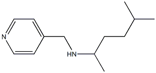 (5-methylhexan-2-yl)(pyridin-4-ylmethyl)amine Struktur