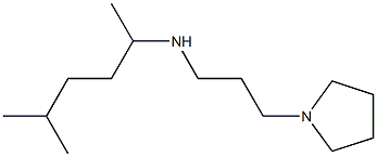 (5-methylhexan-2-yl)[3-(pyrrolidin-1-yl)propyl]amine Struktur