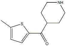 (5-methylthien-2-yl)(piperidin-4-yl)methanone Struktur