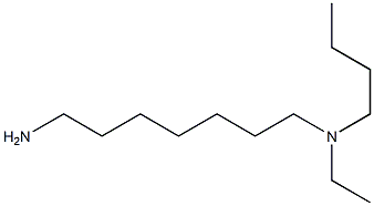 (7-aminoheptyl)(butyl)ethylamine Struktur