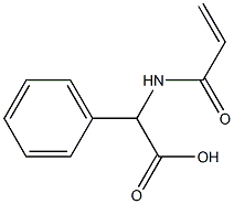 (acryloylamino)(phenyl)acetic acid Struktur