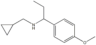 (cyclopropylmethyl)[1-(4-methoxyphenyl)propyl]amine Struktur