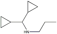 (dicyclopropylmethyl)(propyl)amine Struktur